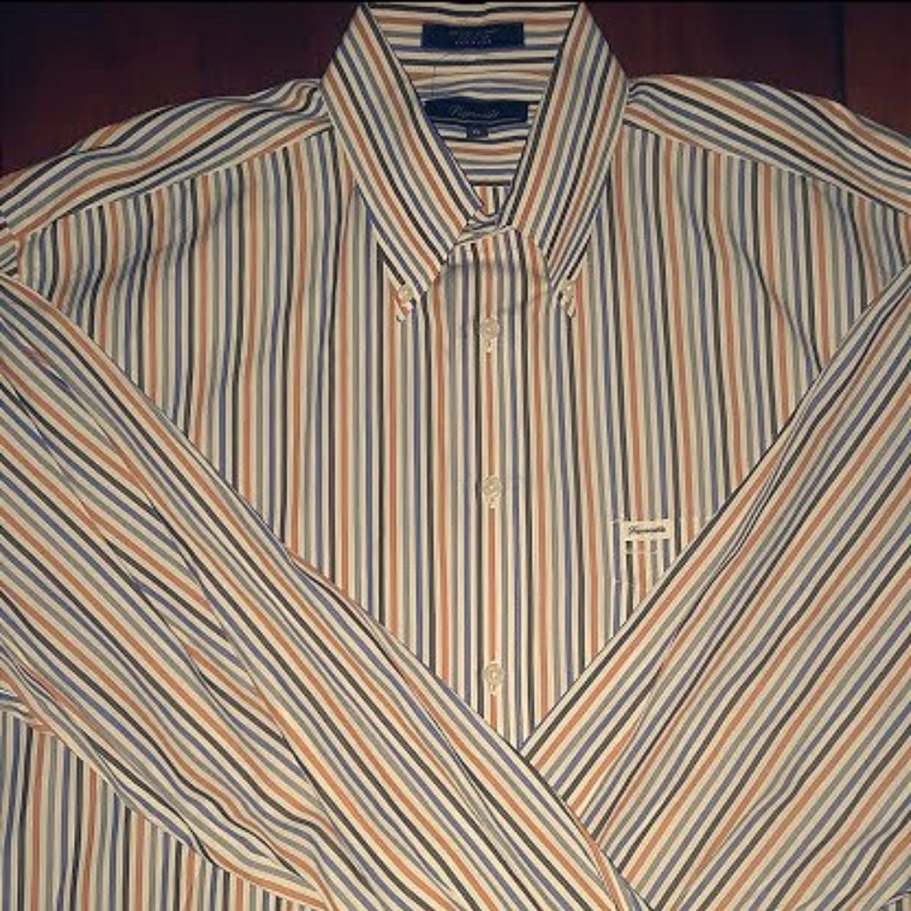 Mens Faconnable Button Down Dress Shirt